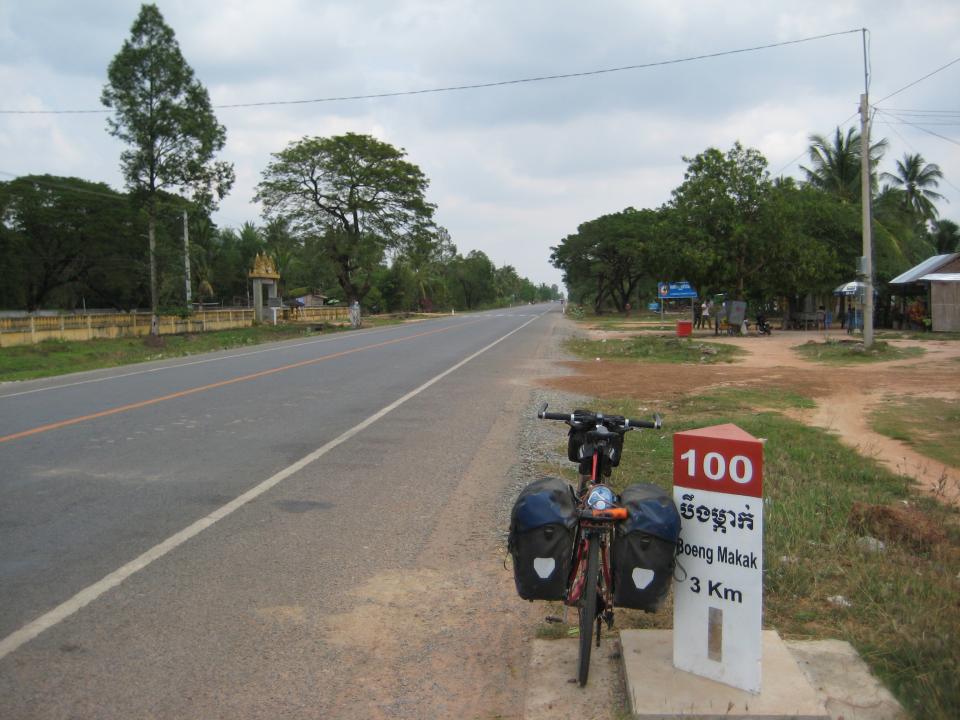 100km to Phnom Penh