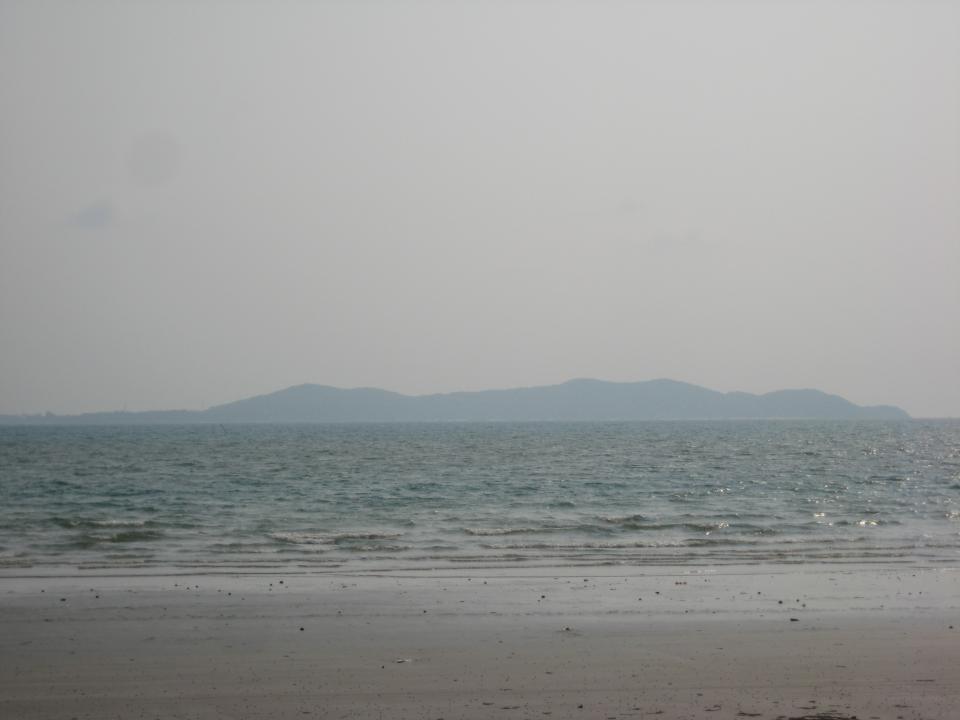 Ko Samet from the mainland shore