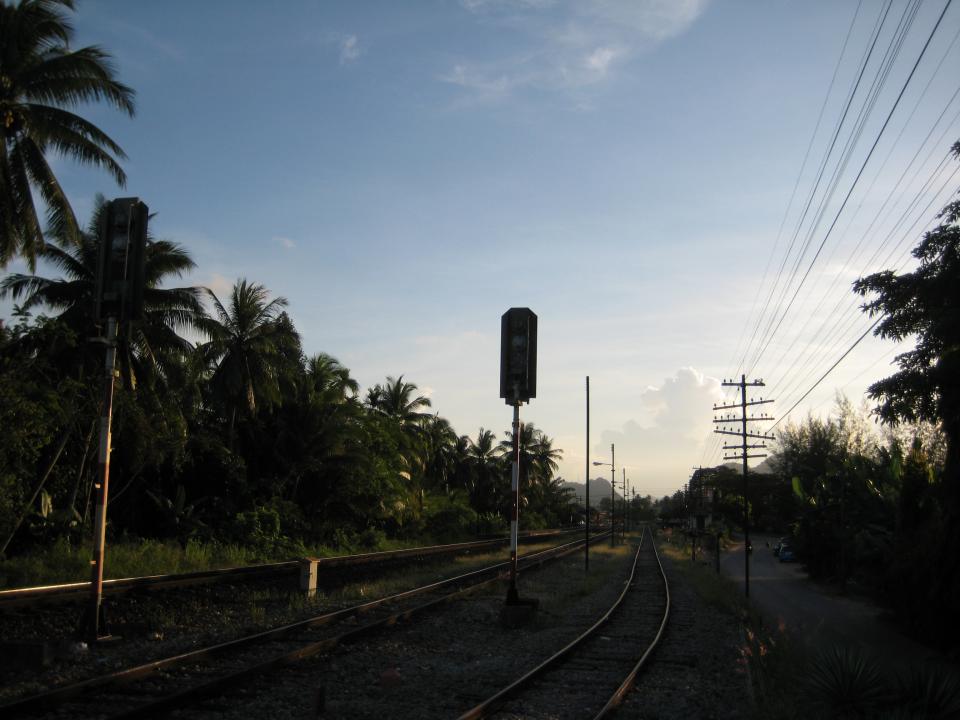 Railway at Lang Suan