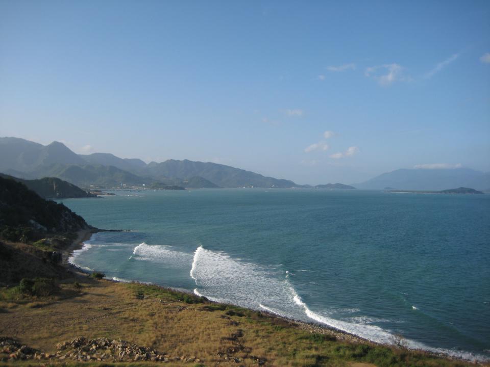 View from coastal detour road