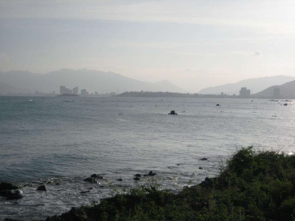 Nha Trang from across the bay